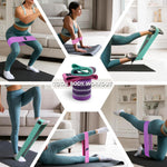 Fabric Resistance Bands, 3 Levels for Workout, Leg Strength Training, Rehab, Yoga