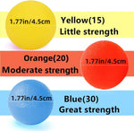 3 Resistance Hand Therapy Balls, Stress Relief Squeeze Balls for Physical Therapy