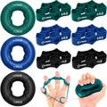 FitBeast Grip Strength Trainer - 9-Piece Hand Rehab Kit for Wrist, Finger & Forearm