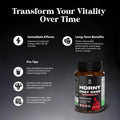 Horny Goat Weed for Men - Extra Strength Male Supplement with Black Maca Root, Tongkat Ali, Saw Palmetto & Panax Ginseng Extract for Stamina & Energy - 60 Count