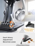 LISEN for iPad Stand Tablet Holder for Desk- Foldable Office Gifts for Men Women Desk Accessories, Home Gadgets Essentials Portable Monitor Stand for iPad a16 Accessories Bed Kindle Fire 4-15.9"