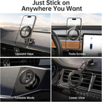 Syncwire Fits MagSafe Car Mount for Car Dash&Tesla Screen[All-Metal] Magnetic Phone Holder, [Flexible Three-axis]360° Rotation Car Mount Strong Magnets Car Phone Holder for iPhone 17 16 15 14 Pro Max