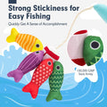 hahaland Toddler Toys Montessori Toys for 1 Year Old Boy Girl Birthday Gift - 10 in 1 Cloth Fishing Game Christmas Toddler Gifts 1-3 with Stacking Cups - Number Counting, Color Sorting Learning