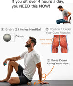 Lacrosse Ball for Plantar Fasciitis Relief and Deep Tissue Massage