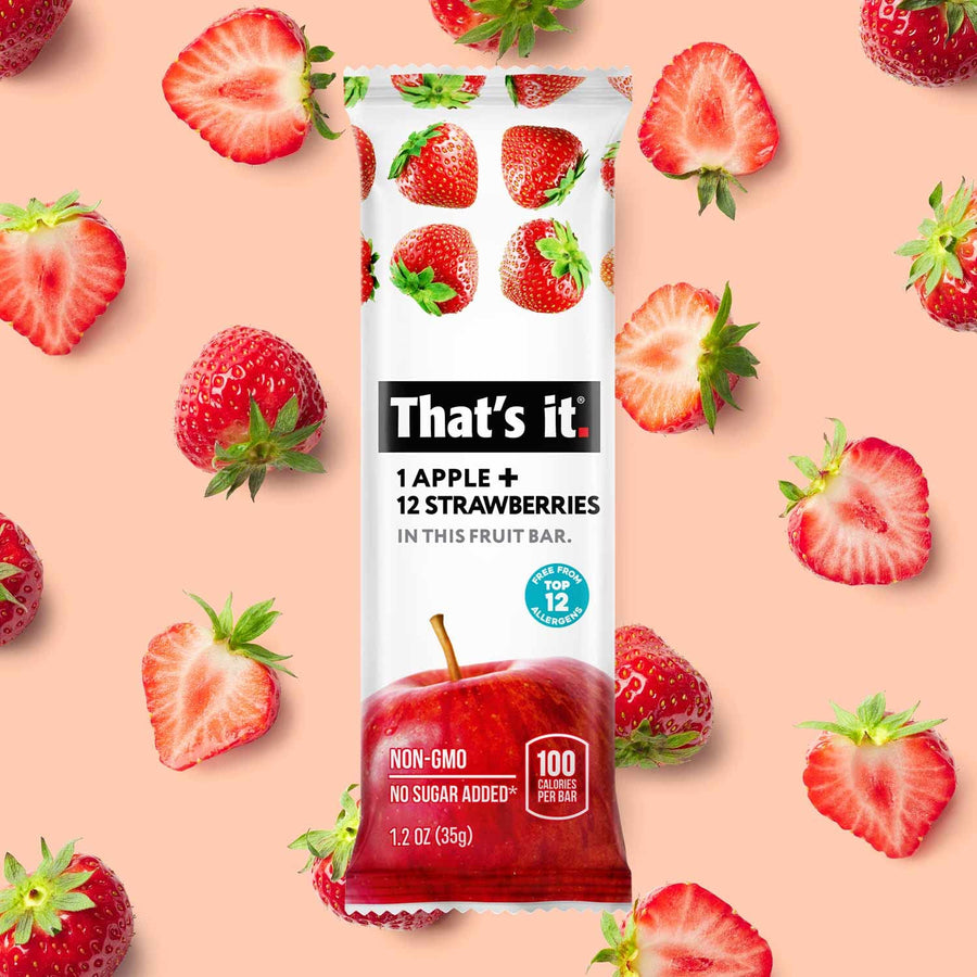 That's it. Variety Pack 100% Natural Real Fruit Bar, Best High Fiber Vegan, Gluten Free Healthy Snack, Paleo for Children & Adults, Non GMO No Added Sugar, No Preservatives Energy Food (12 Pack)