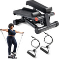 Sunny Health & Fitness Mini Stepper, 300 lb Capacity, Resistance Bands