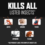 Ortho BugClear Lawn Insect Killer1, Kills Ants, Spiders, Ticks, Fleas, Armyworms and Grubs, Treats up to 16,500 sq. ft., 10 lb.