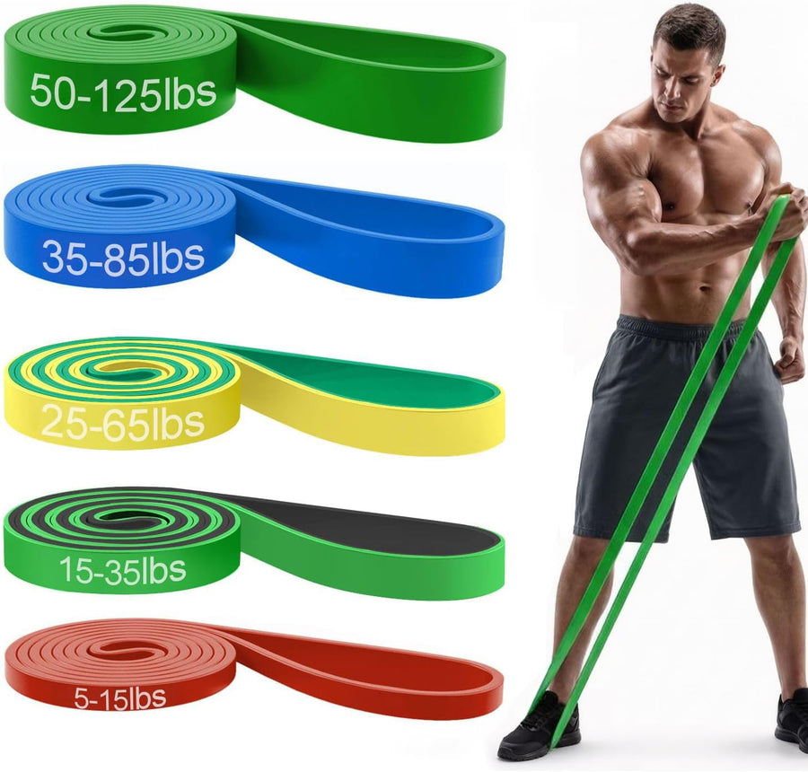 Pull Up Bands Set: Resistance Bands for Workout, Therapy & Muscle Training
