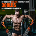 HPYGN 300LBS Resistance Bands Set - Fitness Bands for Muscle Training, Strength, Yoga, Home Gym