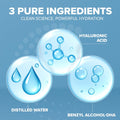 Hyaluronic Acid Serum for Skin 100% Pure Anti Aging Intense Hydration Moisture Non greasy Paraben free, Wrinkle Reducing and Brightening Serum (Pro Formula) 2oz
