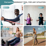 Resistance Bands with Handles for Full Body Workout, Therapy, Home Fitness
