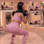 Hip Thrust Belt with Dual-Strap Design - Booty Builder for Up to 400 lbs