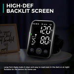 Oklar Upper Arm Blood Pressure Monitor with Large Display and Adjustable Cuff