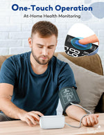Blood Pressure Monitor Upper Arm, Accurate Cuff 8.7-15.7, Large Backlight Display, 2 Users, 240 Sets Memory, HR Detection