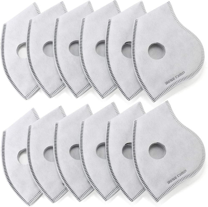 BASE CAMP Activated Carbon Replacement Filters for M PRO, M Plus, M Cross, N Plus Masks