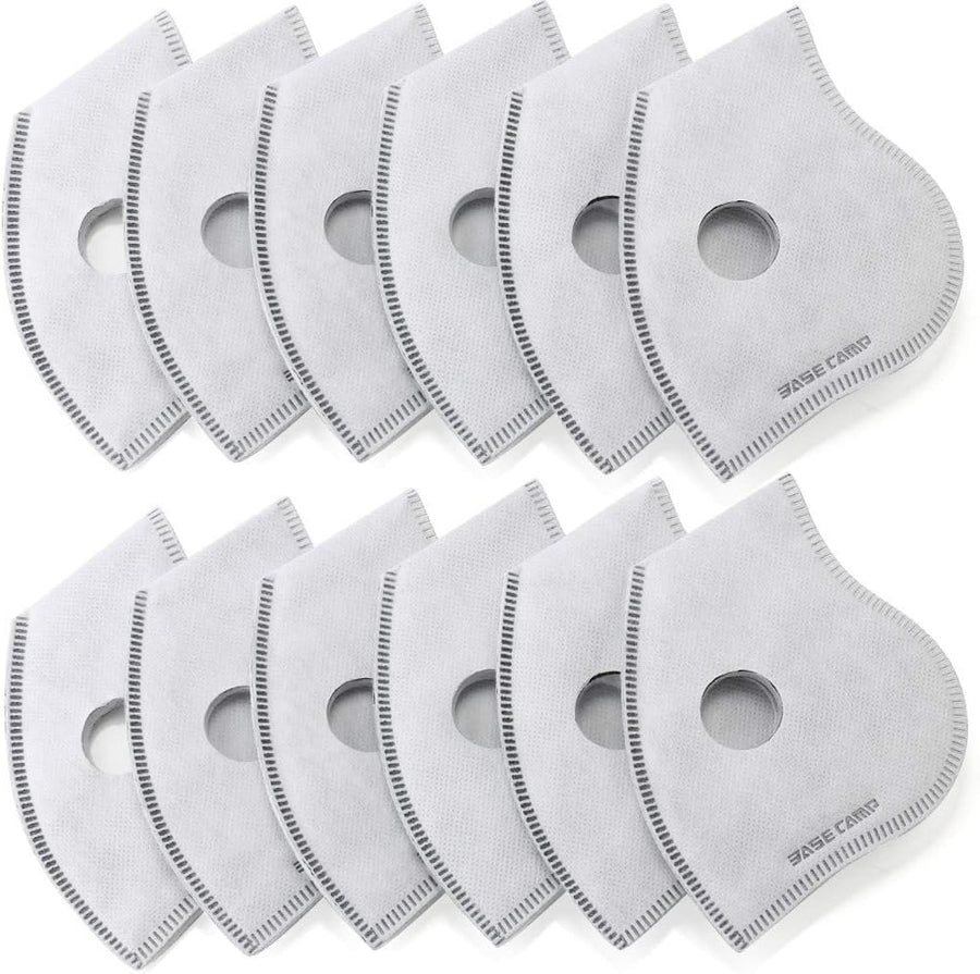 BASE CAMP Activated Carbon Replacement Filters for M PRO, M Plus, M Cross, N Plus Masks