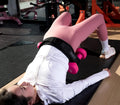 Dumbbell Hip Thrust Belt with Slip-Resistant Padding for Glute Workouts