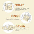 Bee's Wrap Beeswax Wraps for Food - Honeycomb 3 Pack (S, M, L) Made in USA Reusable & Organic Food Wraps, Sandwich Wrap & Bowl Covers - Eco-Friendly Alternative to Aluminum Foil & Plastic Wrap