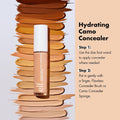 e.l.f. Hydrating Camo Concealer, Full Coverage, Satin Finish, Vegan, Light Sand