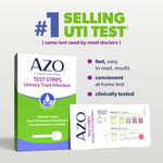 AZO Urinary Tract Infection Test Strips, 3 Count, Clinically Tested, Accurate Results