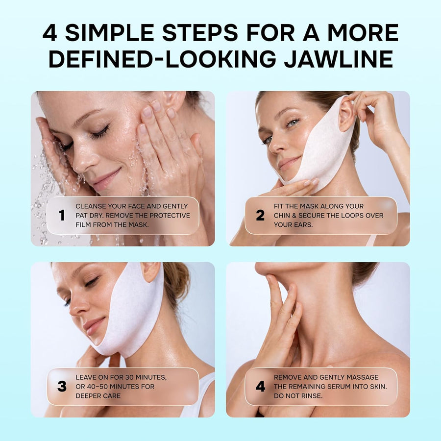 V Line Lifting Mask with Collagen, Retinol, Hyaluronic Acid and Caffeine