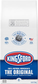 Kingsford Original Charcoal Briquettes, BBQ Charcoal for Grilling, 16 Pounds (Package May Vary)