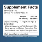 MARYRUTH'S Lymphatic Support Liquid Drops USDA Organic | Herbal Blend with Echinacea & Elderberry | Blue Vervain | Vegan | Alcohol-Free | Non-GMO | 30 Servings