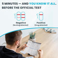 Exploro THC Tests for Home Use, Marijuana Drug Test Kit for Urine, 15 Pack, 50 ng/ml Cutoff Level