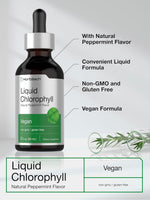Horbäach Liquid Chlorophyll Drops | 2 fl oz | Natural Peppermint Flavor | Vegan, Non-GMO & Gluten Free Formula
