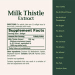 Nature's Bounty Milk Thistle 1000mg, Herbal Health Supplement, Daily Supplement, Gluten Free, Rapid Release Softgels, 50 Ct