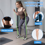 Resistance Bands for Workout, Physical Therapy, Yoga, Pilates - Latex Free Set