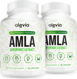 Alevia Organic Amla Capsules 1000mg – Indian Gooseberry Amla Fruit Supplement – Organic Amla Powder Organic for Antioxidant, Energy & Digestive Support – Ayurvedic Wellness Formula – 60 Capsules