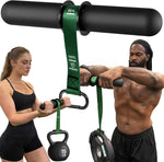 FitBeast Forearm Strengthener & Wrist Roller - Grip Strength, Muscle Building, Rehab
