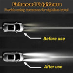 Car Headlight Restoration Polishing Kits Headlamp Repair Kits Car Light Polisher Cleaning Kits Ceramic Coating Spray Shiny Stuff Headlight Cleaner-6.3Fl.Oz