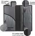 Premium Car Registration & Insurance Card Holder with Magnetic Shut, Vehicle Glove Box Car Organizer - For Documents, Cards, License (Black)