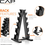 CAP A-Frame Dumbbell Rack | Holds Up to 200 lbs, Durable Steel