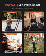 SUNPOW Pull Up Assist Bands: Resistance Bands for Home Workouts, Strength Training & Mobility