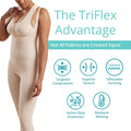 MARENA SFBHM2 Stage 2 High-Back Pull-On Girdle with Adjustable Mid-Calf Length