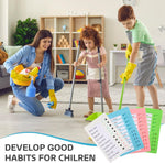 Aleric 4 Pieces Chores Chart for Kids Chore Chart, Sliding Routine Chart to Do List, My Chores RV Checklist Task Planning Board for Kids and Adults, ADHD Tools Routine Visual Schedule Reminder