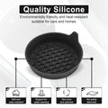 SINGARO Car Cup Holder Coaster, Silicone Cup Holder Insert, Universal Non-Slip Cup Holders, Car Accessories Interior for Women and Man Interior Sets 4 Pack Black