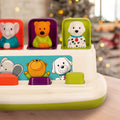 Battat – Cause-and-Effect Toy – Developmental Toy With Buttons & Colors – Color Sorting Animal Toys – For Kids, Toddlers, Babies – 18+ Months – Pop – Up Pals