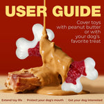 Tough Dog Toys, Toys for Aggressive Chewers Large Breed, Chew Dogs, Bone Toy Nylon Dogs Almost Indestructible