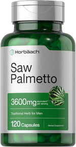 Horbäach Saw Palmetto Extract 120 Capsules Non-GMO Gluten Free