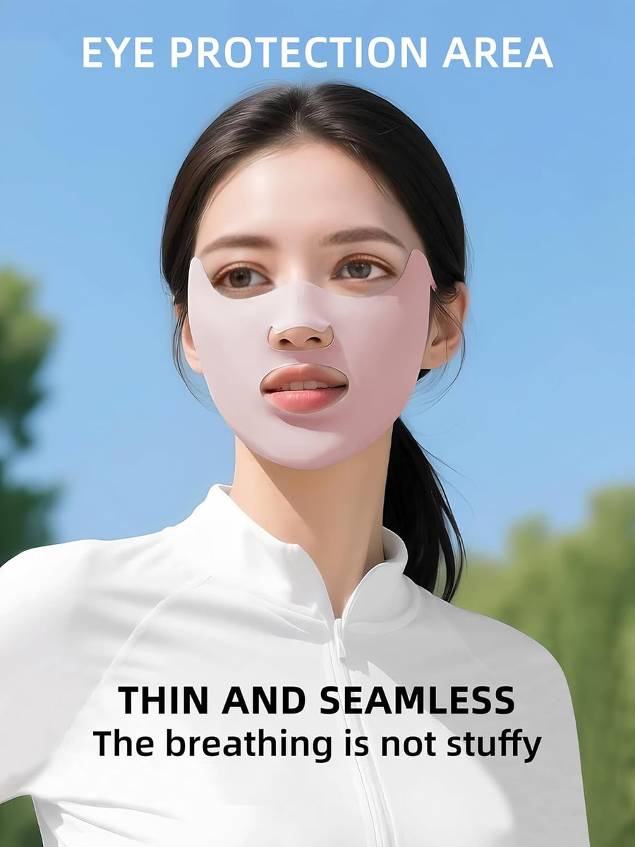 UPF50+ UV Face Mask for Women - Breathable and Washable Sun Protection
