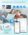 Sticker Printer - Printpods Mini Printer with Stickers, Print Pod, Bluetooth Inkless Printers, Sticker Maker, Portable Thermal Printer for iphone, Impresora Portátil for Notes, Journal, DIY, Kids Gift