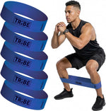 Tribe Lifting Fabric Resistance Bands - 5 Workout Bands for Legs & Glutes