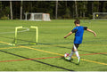 Franklin Sports Blackhawk Backyard Soccer Goal - Portable Pop Up Soccer Nets - Youth + Adult Folding Indoor + Outdoor Goals - Multiple Sizes + Colors - Perfect for Games + Practice