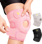 Bracoo Knee Support Brace for Men Women, Adjustable Compression Sleeve Wrap