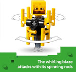 LEGO Minecraft The Nether Lava Battle Toy and Playset - Building Minecraft Toy for Kids, Ages 6+ - Alex, Wither Skeleton, Blaze and Strider Figures for Pretend Play - Gift Idea for Birthdays - 21266