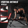 Adjustable Weight Bench Press, 880LB Capacity, Folding Home Gym Bench